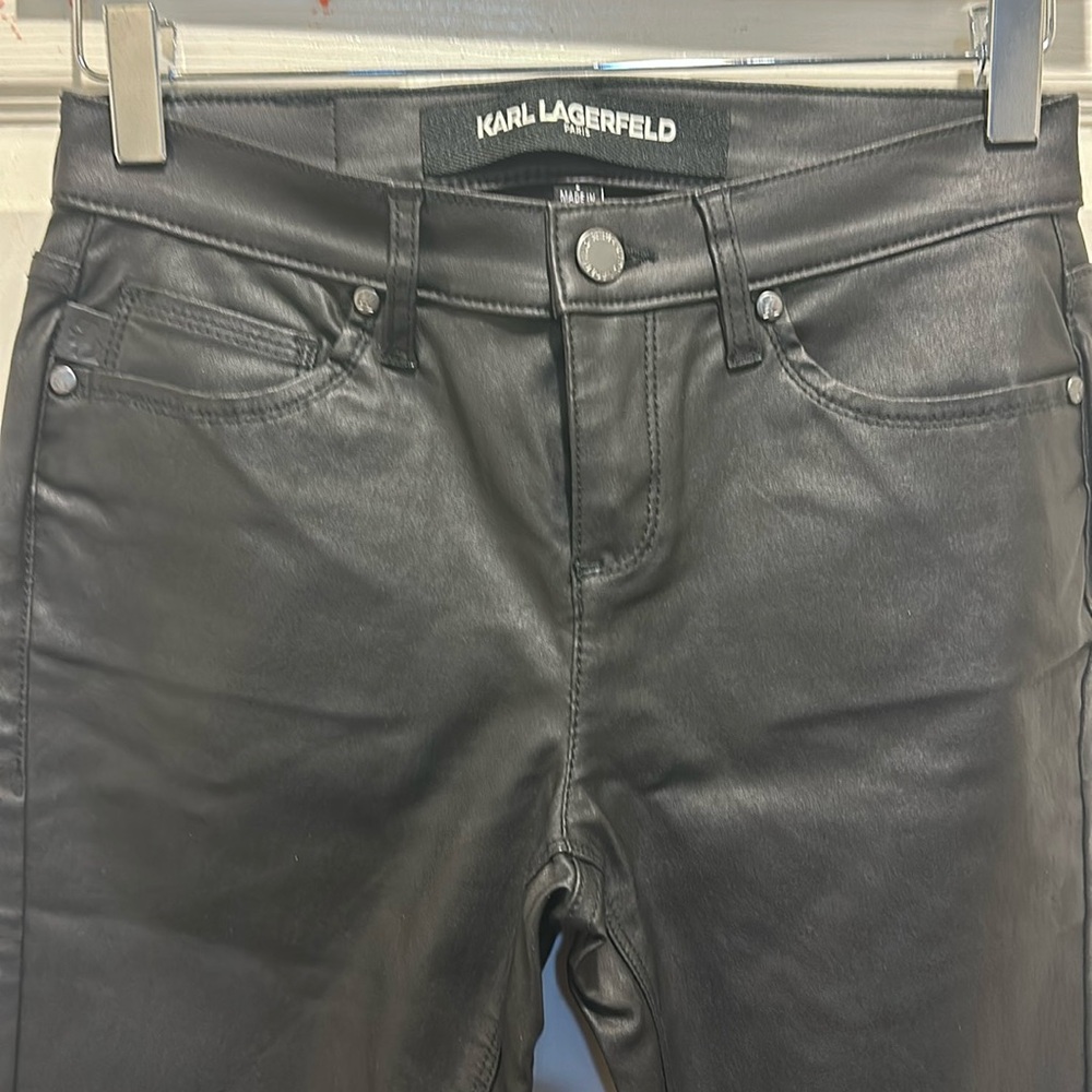 Karl Lagerfeld Faux Skinny Stretch Pants Size 2